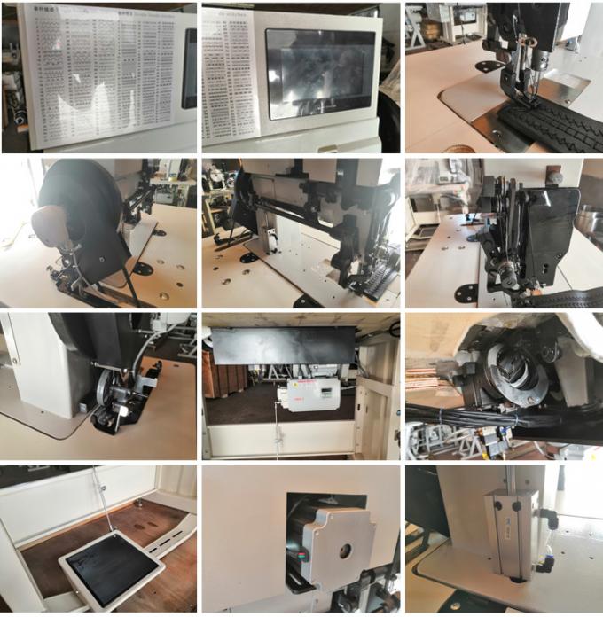 Couro Sofa Sewing Machine de 8850 mocassins com 200 testes padrões de costura