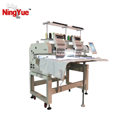 O dobro 2 dirige 1200 SPM Digitas que a máquina Multifunction do bordado automatizou a máquina de costura industrial para o vestuário