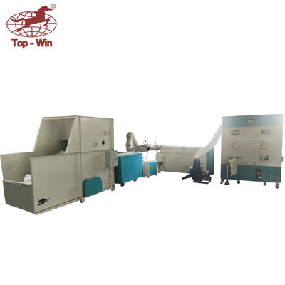 fatura contínua da fibra da bola da linha de produtos da máquina de enchimento do descanso da fibra da bola