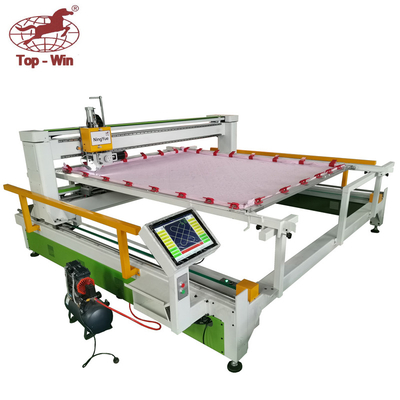 Costura automatizada da edredão que faz a Cnc estofando da máquina a máquina estofando da única agulha servo